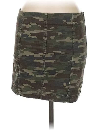 Pre-owned Free People Casual Skirt In Green