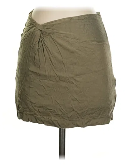 Pre-owned Free People Casual Skirt In Green