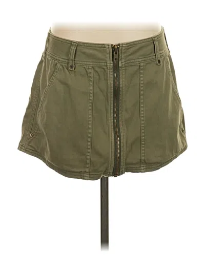 Pre-owned Free People Casual Skirt In Green