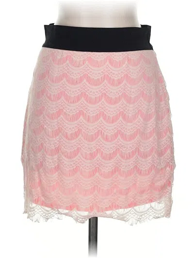 Pre-owned Free People Casual Skirt In Pink