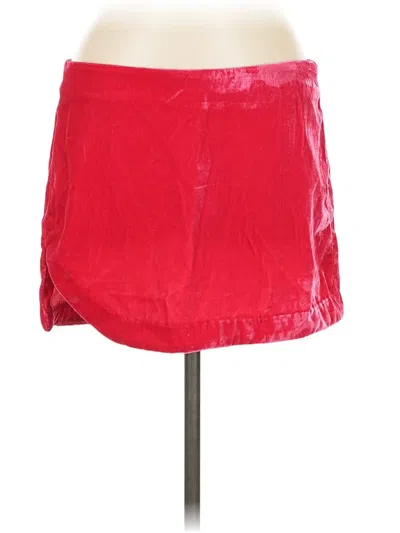 Pre-owned Free People Casual Skirt In Red