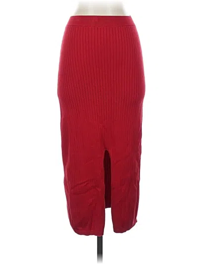 Pre-owned Free People Casual Skirt In Red