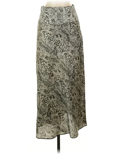 Pre-owned Free People Casual Skirt In Silver