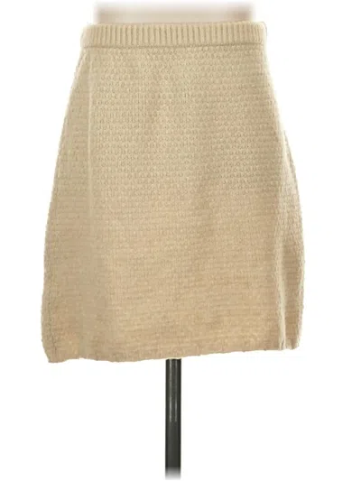 Pre-owned Free People Casual Skirt In Tan