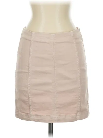 Pre-owned Free People Casual Skirt In Tan