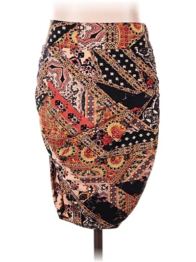 Pre-owned Free People Casual Skirt In Tan