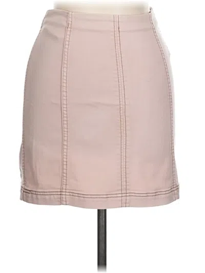 Pre-owned Free People Casual Skirt In Tan