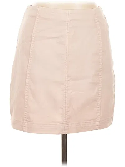 Pre-owned Free People Casual Skirt In Tan