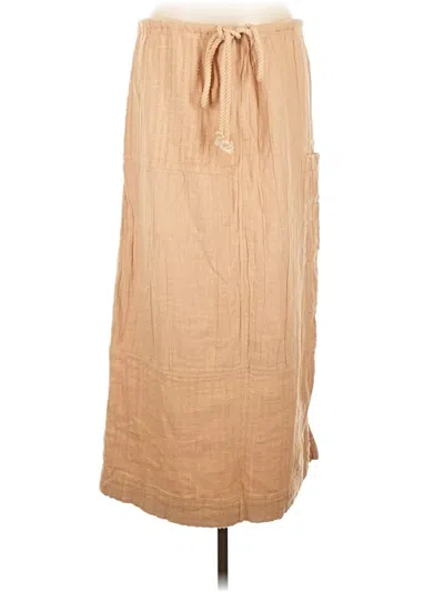 Pre-owned Free People Casual Skirt In Tan