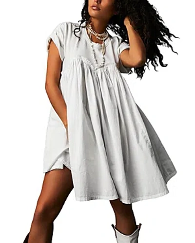 Free People Catalina Cotton Mini Dress In Ivory