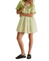 Free People Catalina Mixed Media Minidress In Lightning