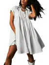 Free People Catalina Cotton Mini Dress In Multi