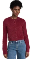 Free People Celeste Cardigan In Aged Red