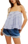 Free People Cha Cha Convertible Top In Blue Heron In Blue Heron