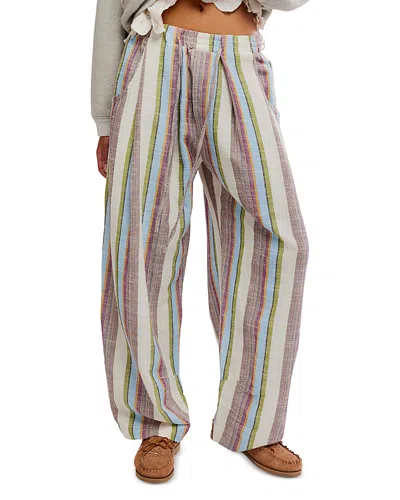 Free People Chamber Laid Back Pants In Multi