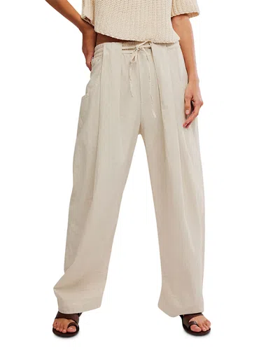 Free People Chambers Laid Back Pull On Pants In White
