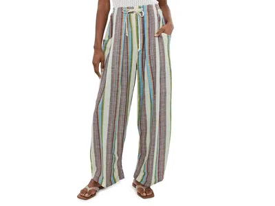 Free People Chambers Laid Back Pull On Pants In White