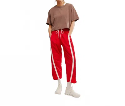 Free People Champ Is Here Pants In Red