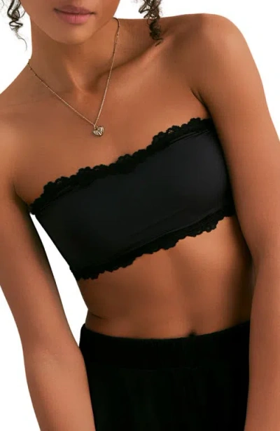 Free People Charlie Bandeau Bra In Black