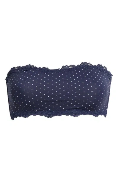 Free People Charlie Bandeau Bra In Blue