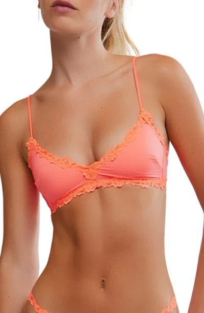 Free People Charlie Bralette In Orange