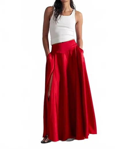 Free People Chilco Maxi Skirt In Salsa In Multi