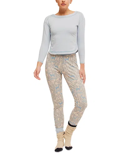 FREE PEOPLE CHILL EVENING PAJAMA SET