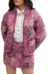 Free People Chloe Floral Print Jacket In Sweethearts Combo