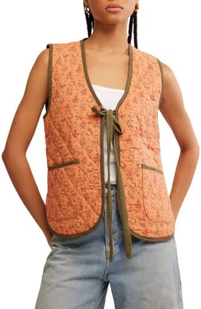 FREE PEOPLE FREE PEOPLE CLAUDINE QUILTED VEST