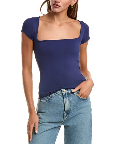 Free People Clean Lines Baby T-shirt In Blue
