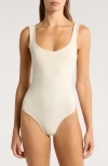 Free People Clean Lines Bodysuit In Birch