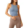 Free People Clean Lines Crop Tank In River Spell