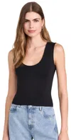 Shop Free People Clean Lines Muscle Cami Black