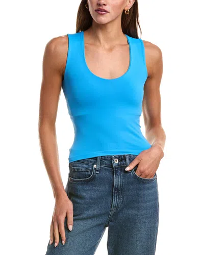 Free People Clean Lines Muscle Cami In Blue