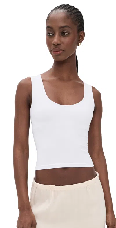 Free People Clean Lines Muscle Camisole White