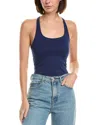 Free People Clean Lines Racerback Tank In Blue