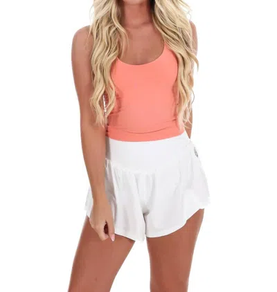 Free People Clean Lines Scoopneck Muscle Cami In Lychee In Pink