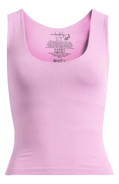 Free People Clean Lines Seamless Crop Muscle Tank In Pink