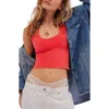 Free People Clean Lines Seamless Muscle Fit Camisole In Lychee