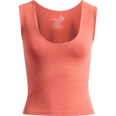 Free People Clean Lines Seamless Muscle Fit Camisole In Pink