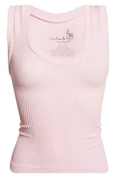 Free People Clean Slate Crop Tank In Pink