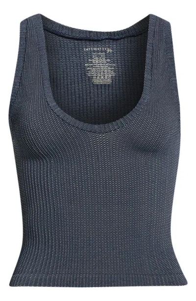 Free People Clean Slate Crop Tank In Blue