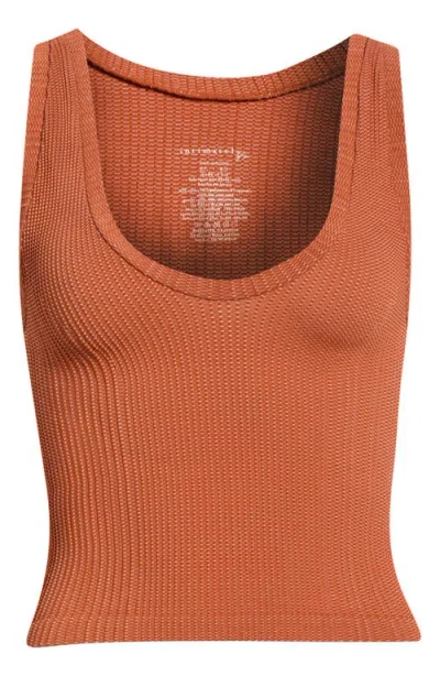Free People Clean Slate Crop Tank In Orange