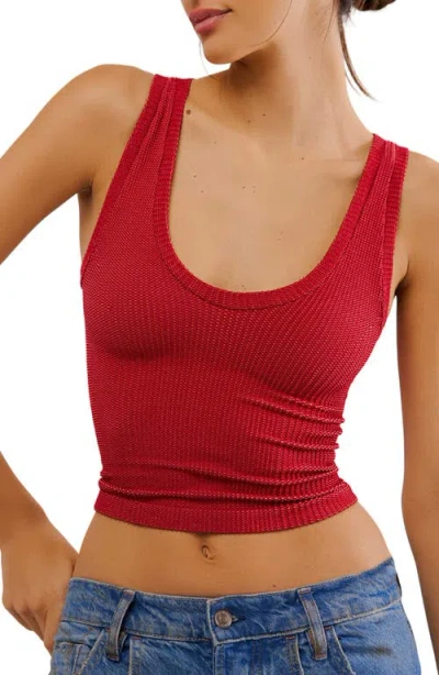 FREE PEOPLE FREE PEOPLE CLEAN SLATE CROP TANK