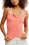 Free People Clean Slate Tank Top In Pink