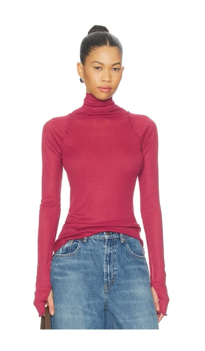 Free People Close To Home Layering Tee In Pink