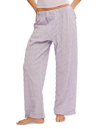 Free People Cloud Ten Pajama Pants In Purple