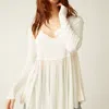 FREE PEOPLE CLOVER BABYDOLL TOP
