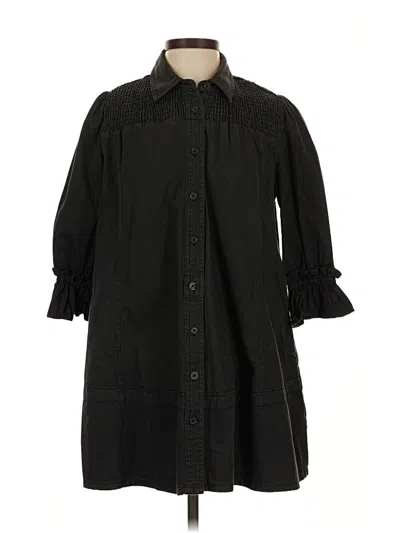 Pre-owned Free People Coat In Black