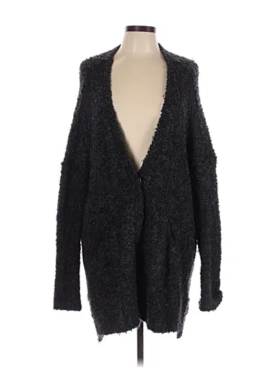 Pre-owned Free People Coat In Black